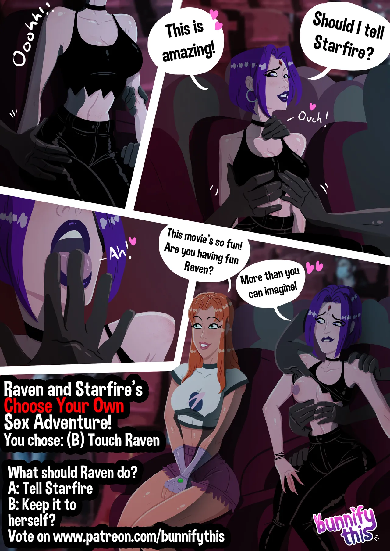 Raven And Starfire's Night Out Cyoa Bunnify This 03